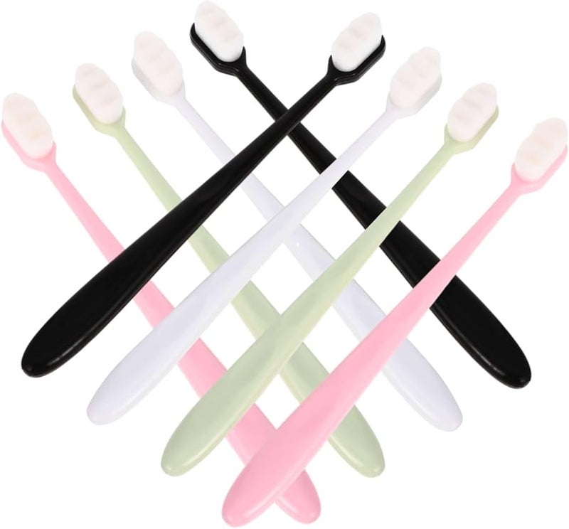 Portable Toothbrush For Adults Soft Bristles Gentle Cleaning 16 Pack Random Colors - Image 1